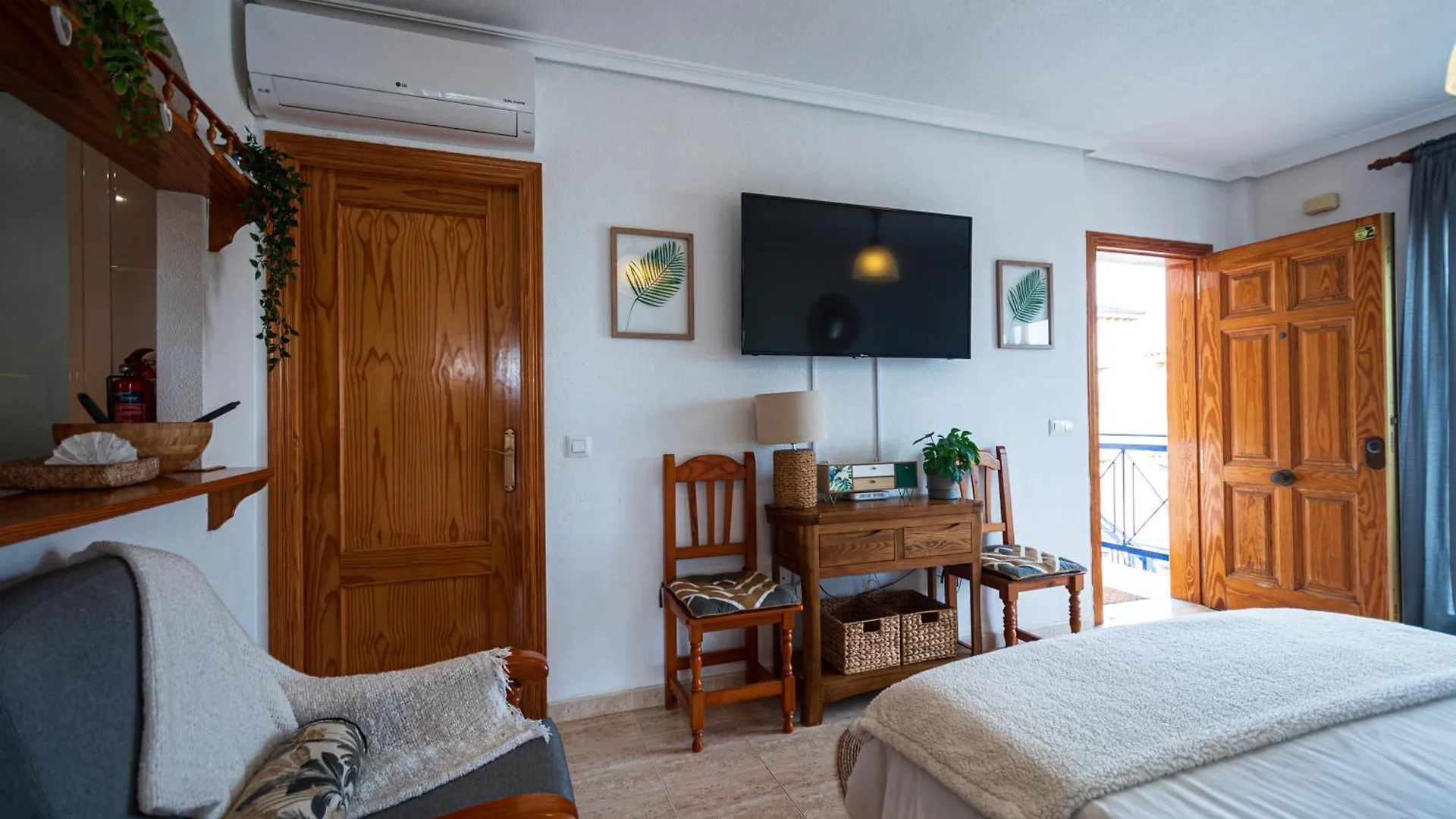 Ático de lujo en primera línea 2 balcones con vistas al mar, Vera Playa Apartamento